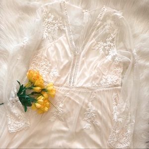 Ethereal floral gown